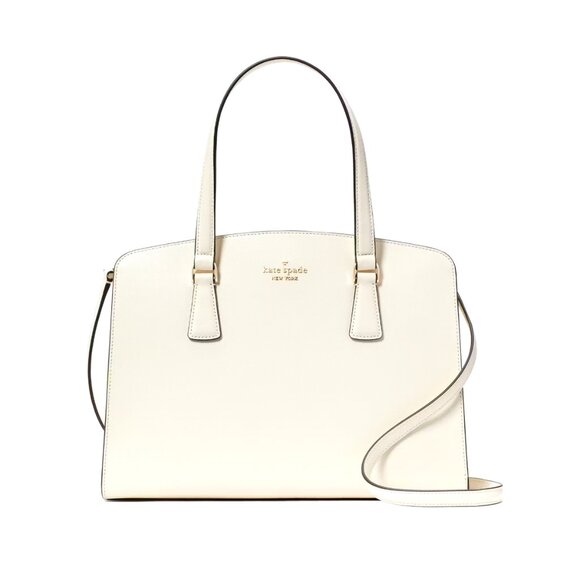 New Kate Spade Perry Medium Satchel Saffiano Leather Meringue - Picture 1 of 5